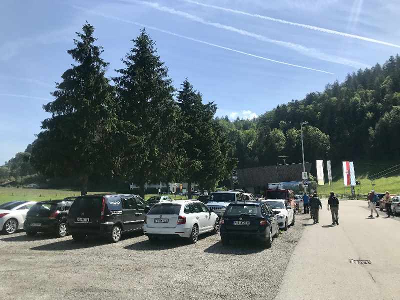 Kufstein parken - bei der Talstation der Bergbahn