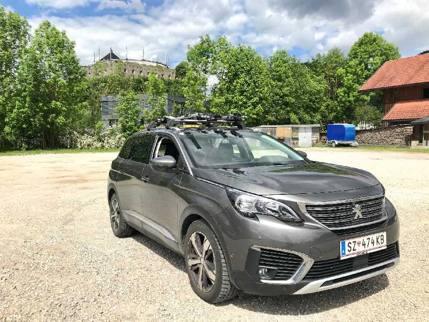 Parken Kufstein - hier unterhalb der Festung am Parkplatz Salurner Straße