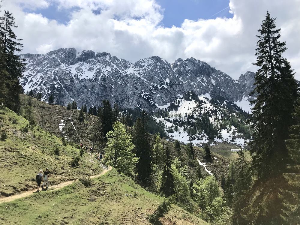 Kaisergebirge: Mit dem Kaiserlift Kufstein wandern