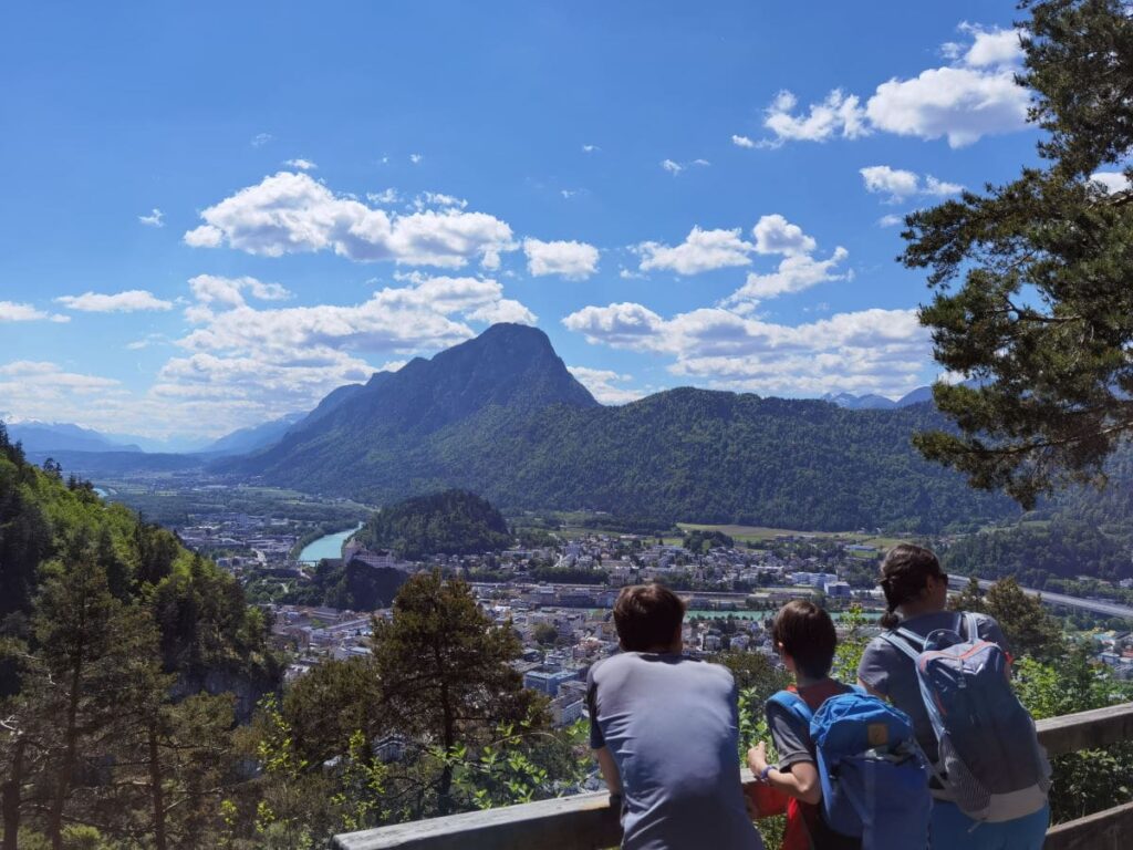 Aussichtspunkt Kufstein - der imposante Blick über die Stadt Richtung Pendling