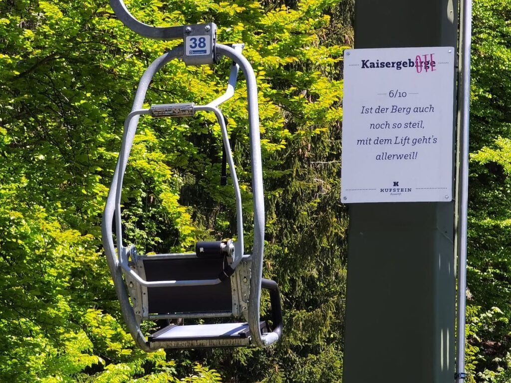 Mit dem Kaiserlift Kufstein gemütlich ins Kaisergebirge