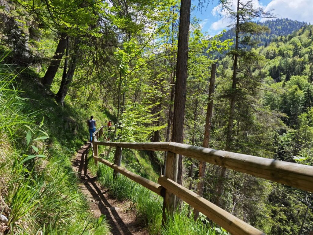 Entspannt in Kufstein wandern - viele Wandersteige und breite Wege laden dazu ein